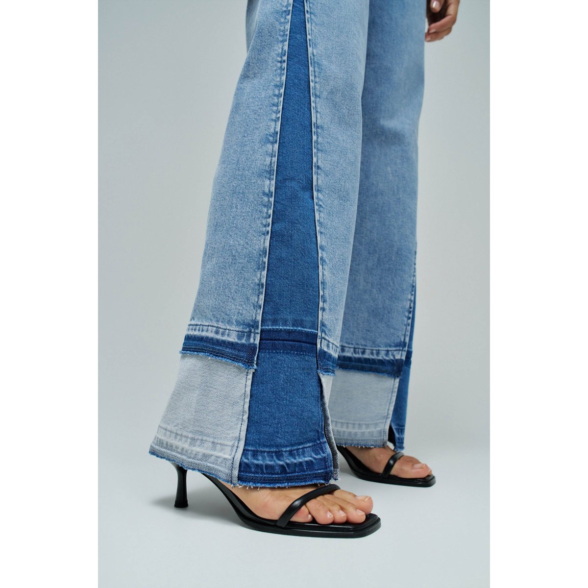 JEAN FAITH PUSH IN WIDE bleu, SALSA JEANS