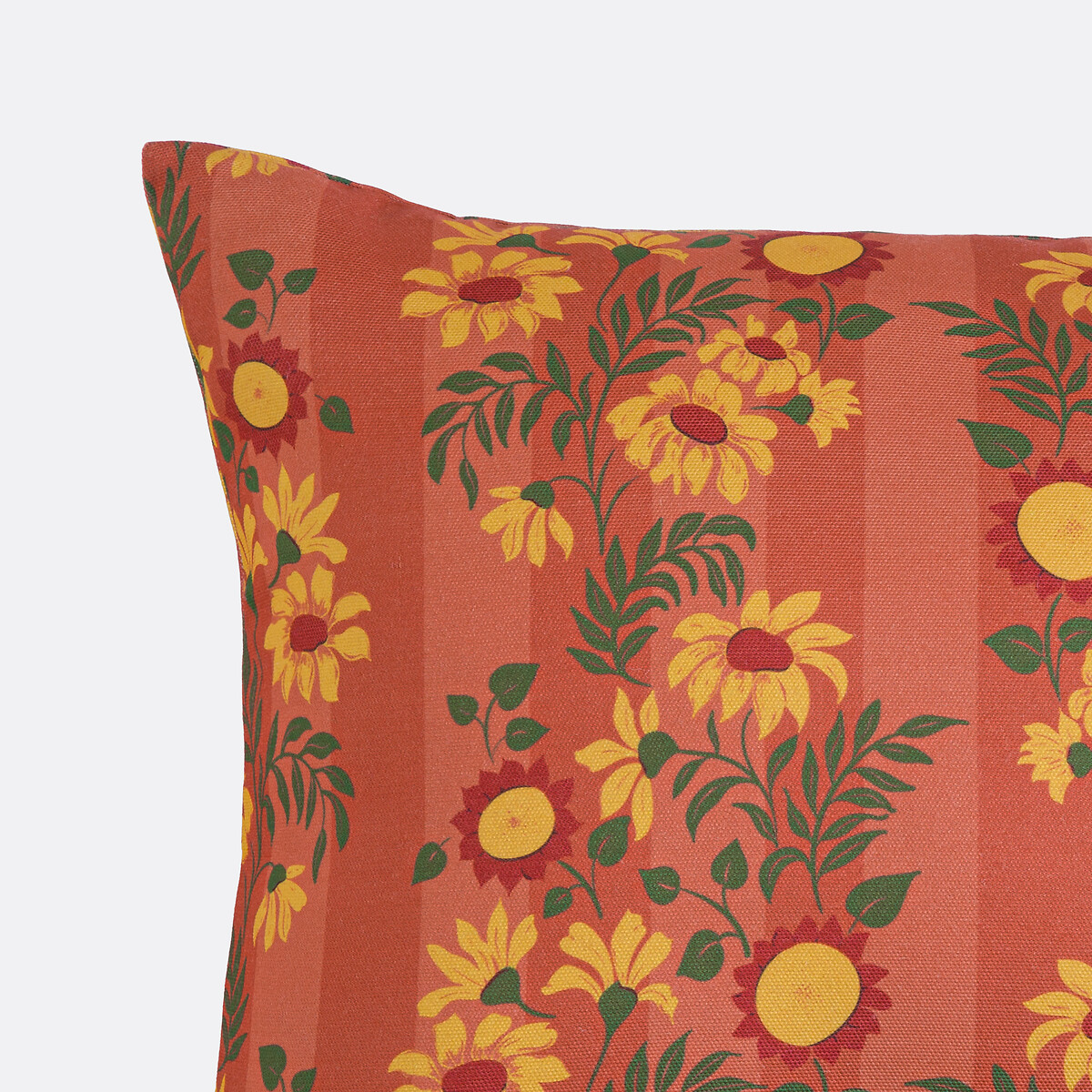 Rechteckiges Outdoor-Kissen, Polyester, 60x40 cm, VALERIA motiv blumen, LA REDOUTE INTERIEURS
