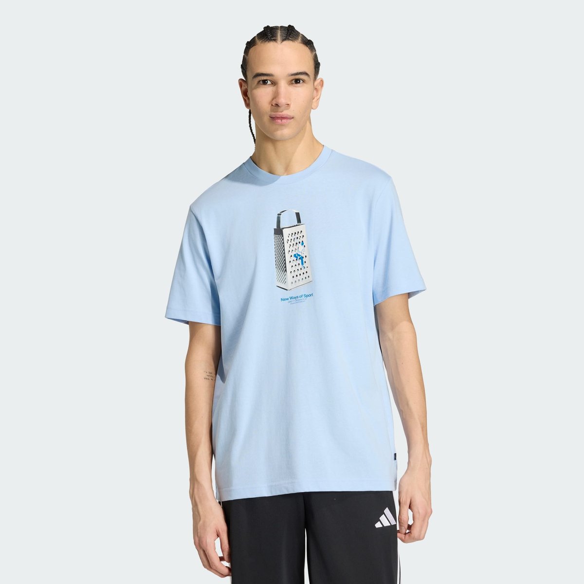 T-Shirt Graphique Croquis Escalade T-Shirt Graphique Croquis Escalade glow blue, ADIDAS SPORTSWEAR