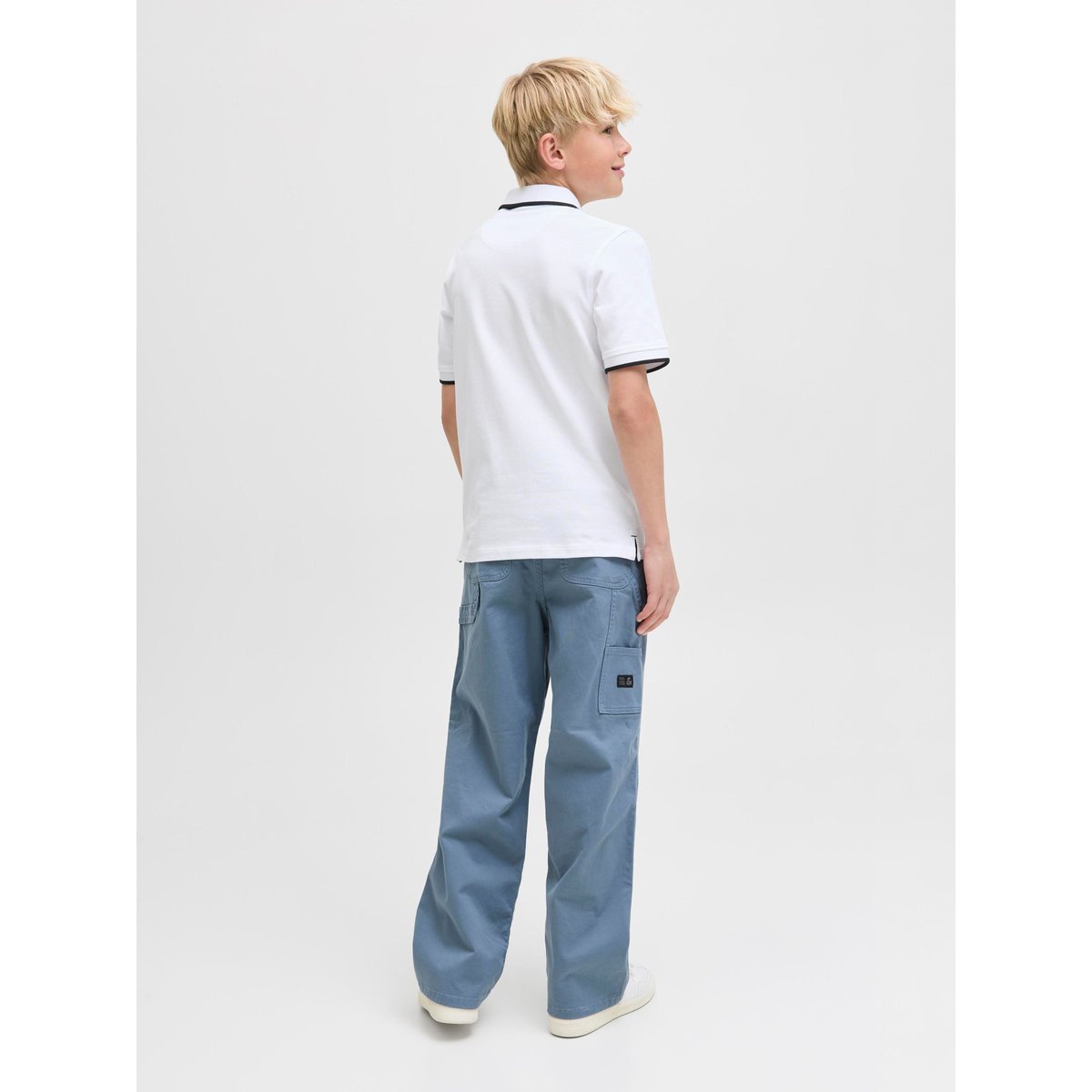 Polo white, JACK & JONES JUNIOR