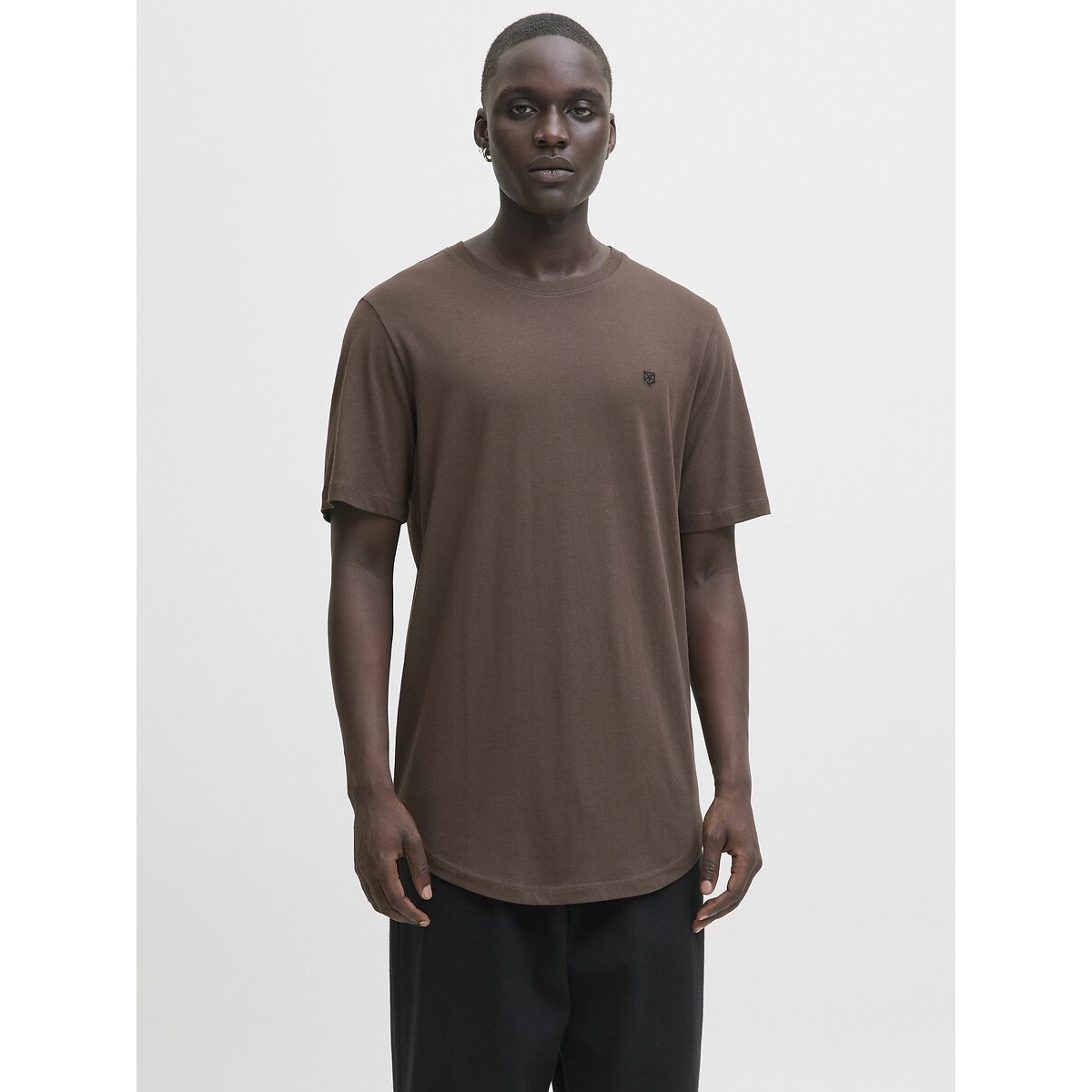 Pack de 5 t-shirts beige+bordeaux+kaki+bleu+marron, JACK & JONES
