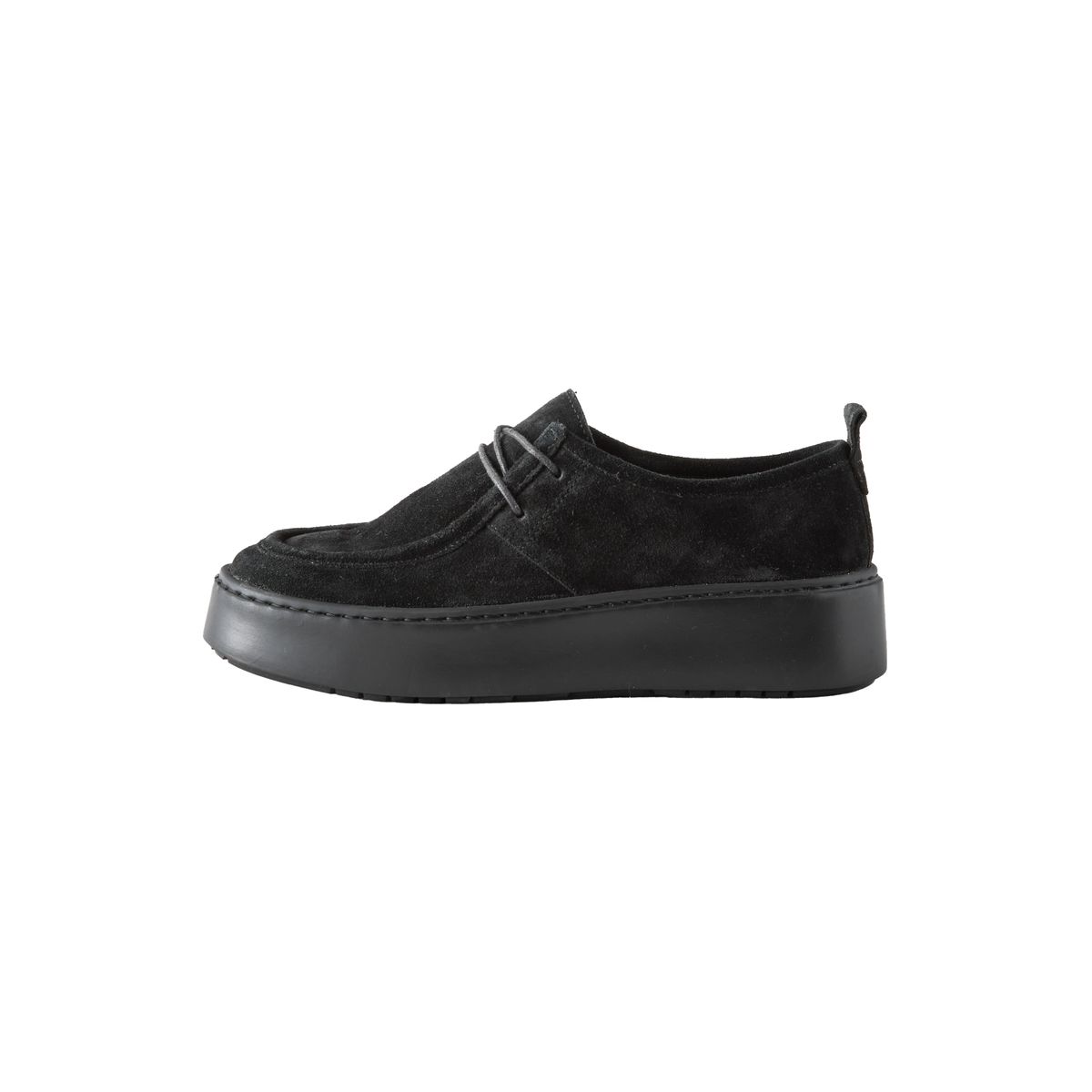Chaussures à lacets en cuir noir, NEXT