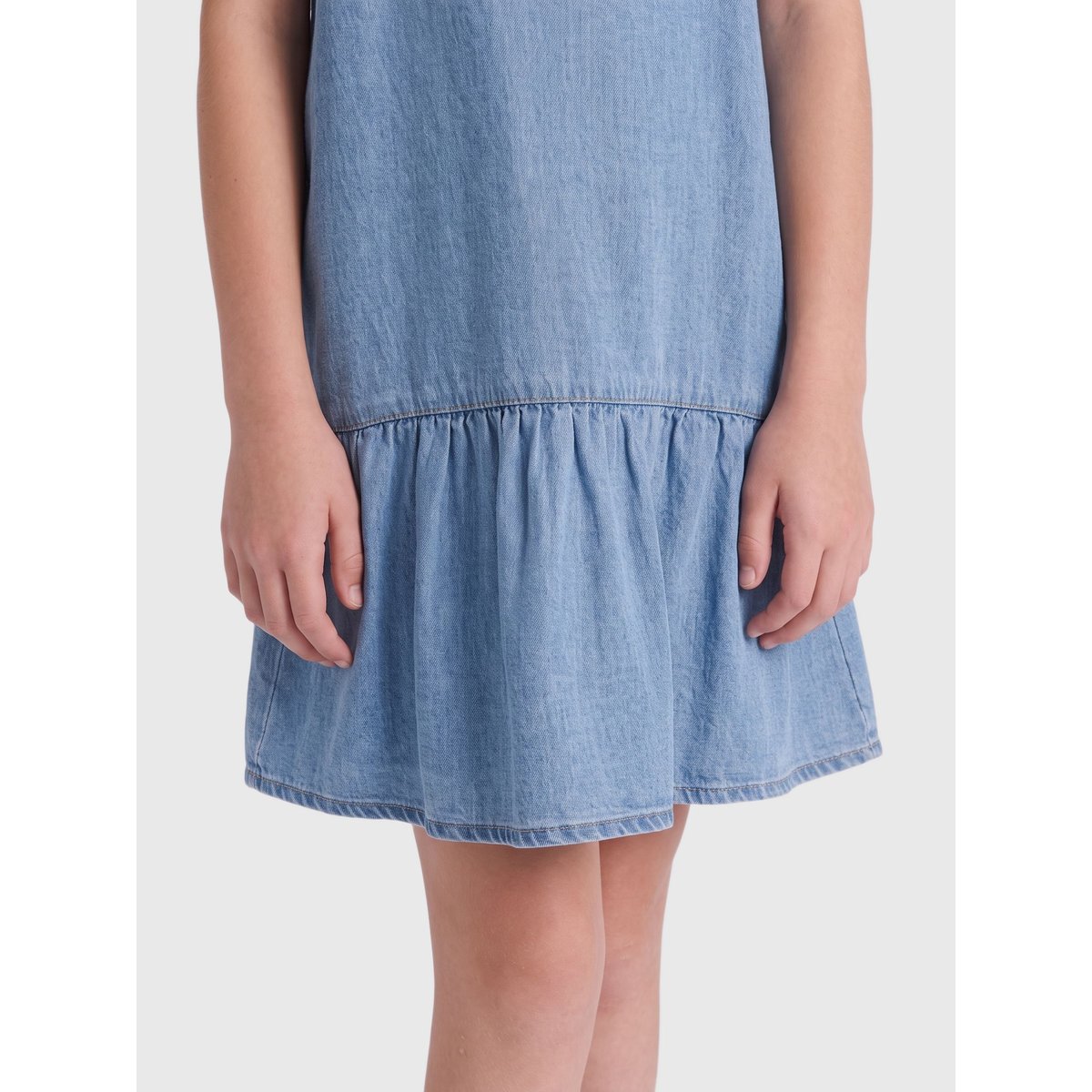 Robe En Denim medium blue denim 1, KIDS ONLY