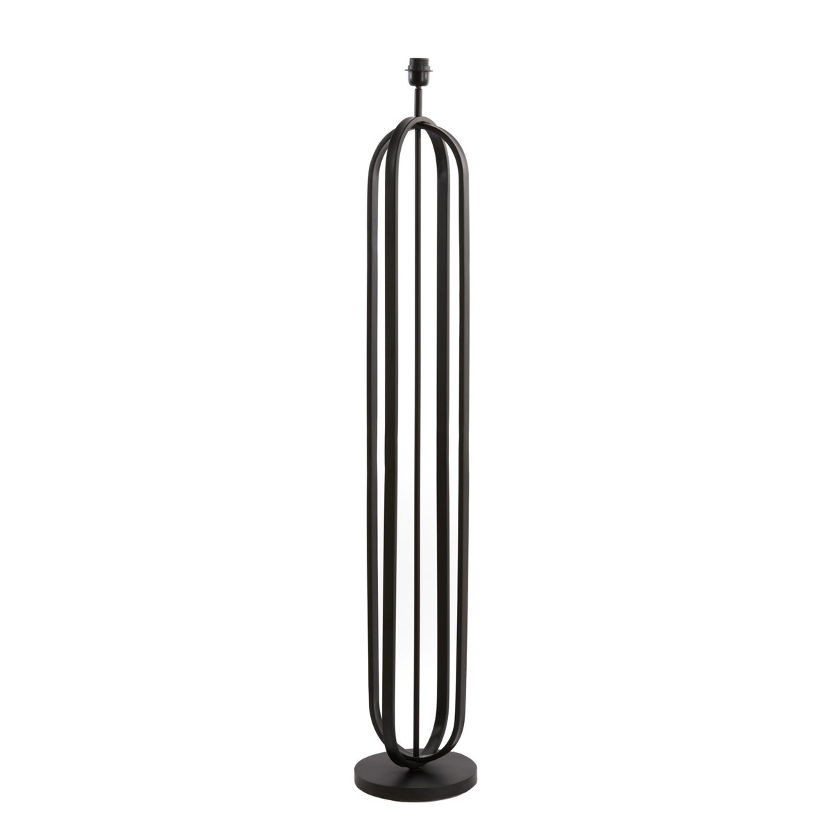 Lampadaire Métal ASTER noir mat, LIGHT & LIVING 