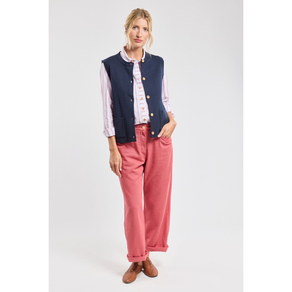 Gilet sans manche mecmor en coton seal, ARMOR-LUX