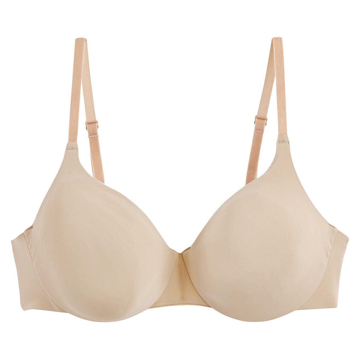 Soutien-gorge emboîtant en microfibre-Invisible chair, LA REDOUTE COLLECTIONS