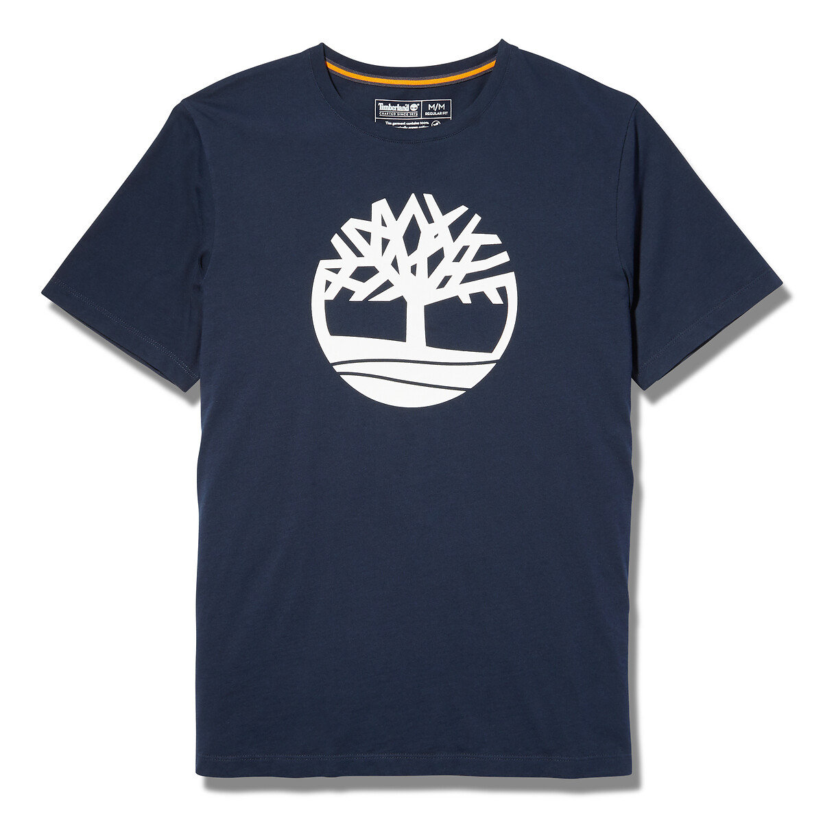 T-shirt regular col rond bleu foncé, TIMBERLAND
