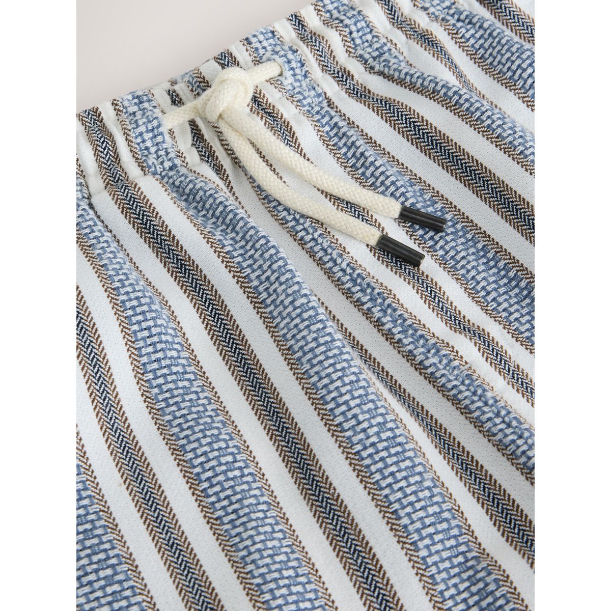 Short texturé à rayures bleu/écru, NEXT