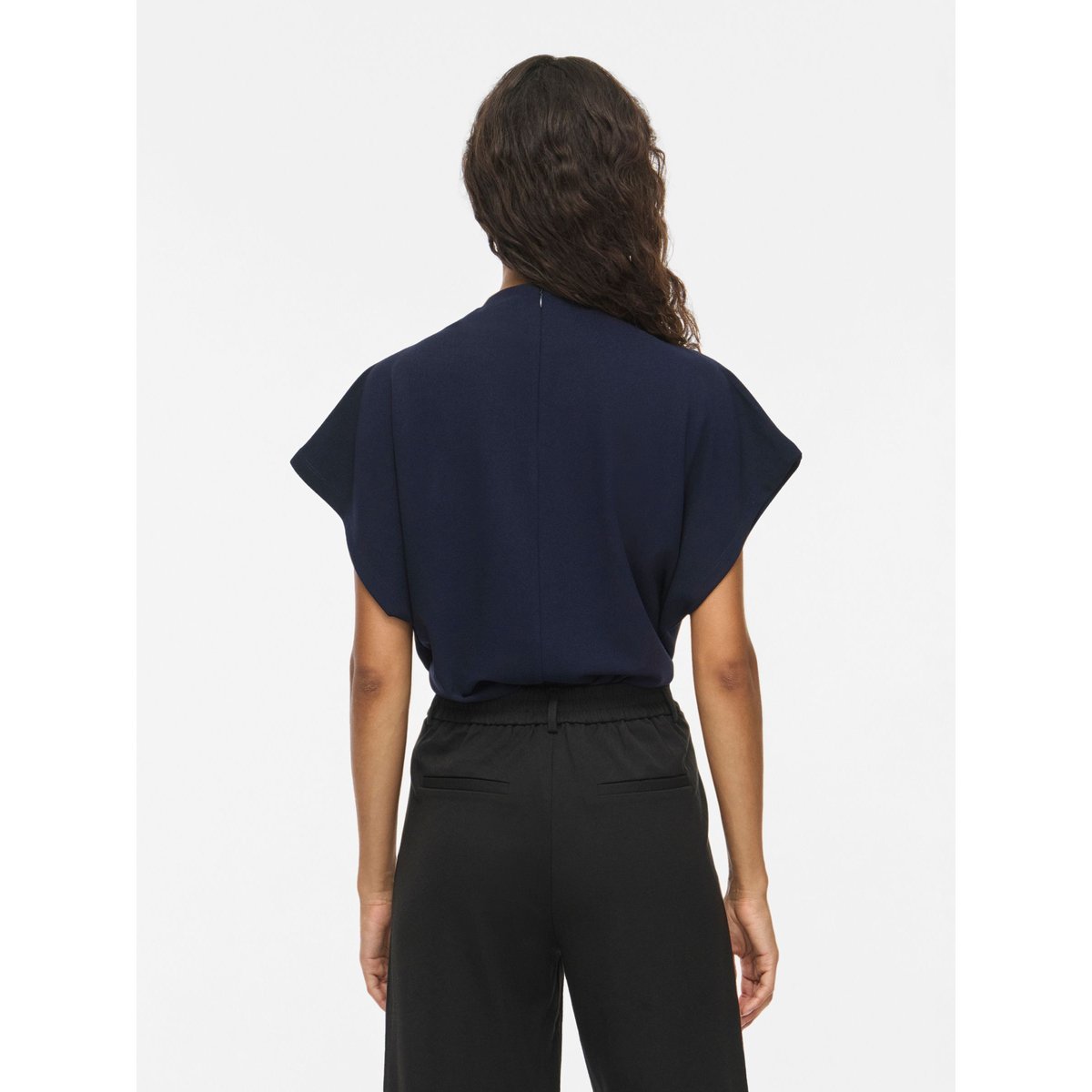 Top À Manches Courtes bleu - navy blazer1, VILA