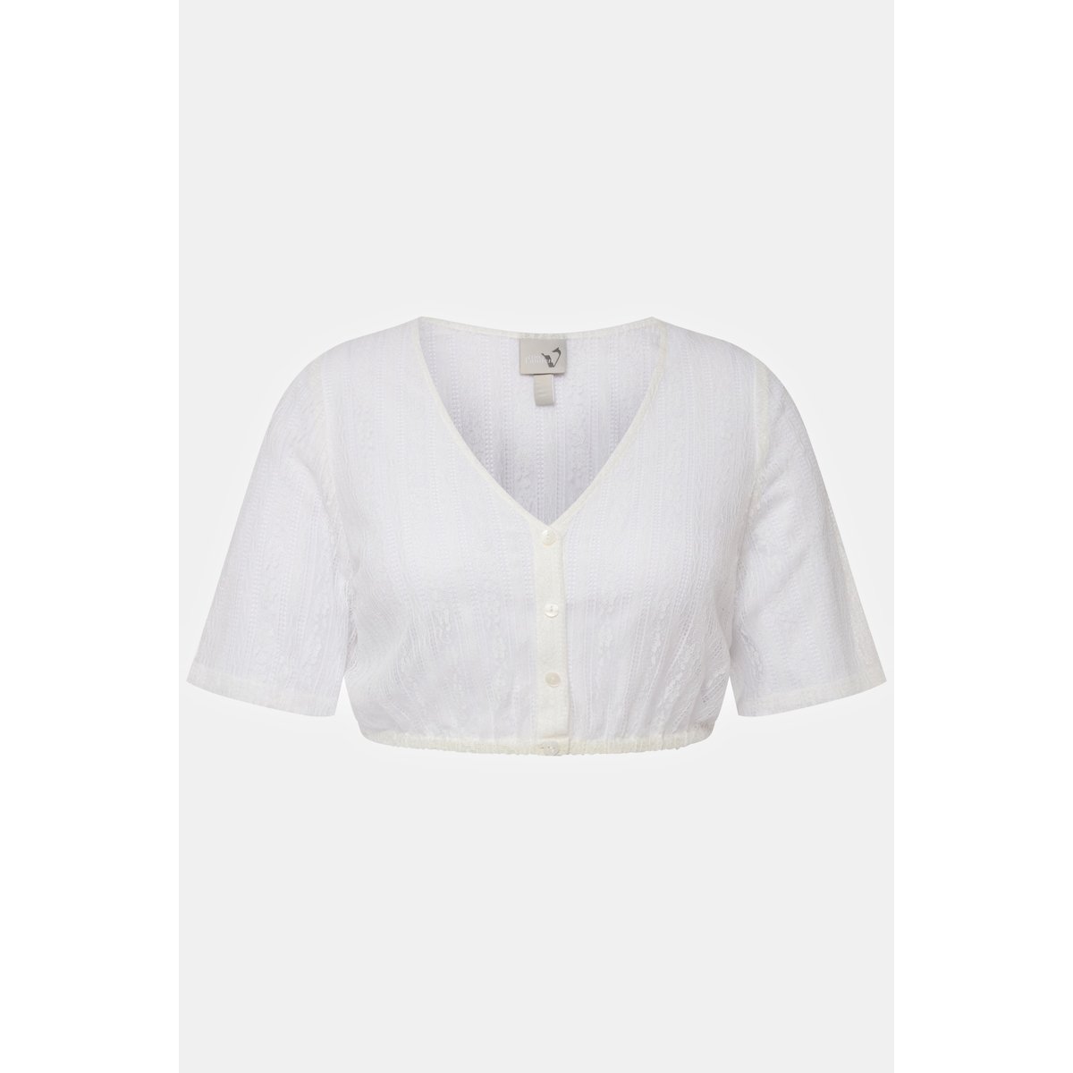 Chemisier traditionnel Dirndl, dentelle blanc neige, ULLA POPKEN
