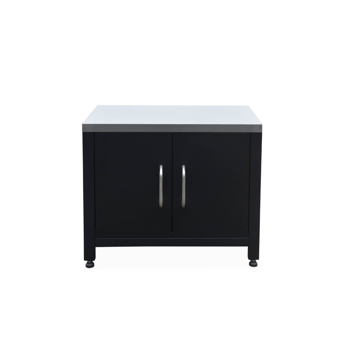 Cuisine extérieure 5 modules acier inoxydable avec barbecue gaz 4 brûleurs GRIMAUD 5 MODULES + BARBECUE GAZ noir, SWEEEK