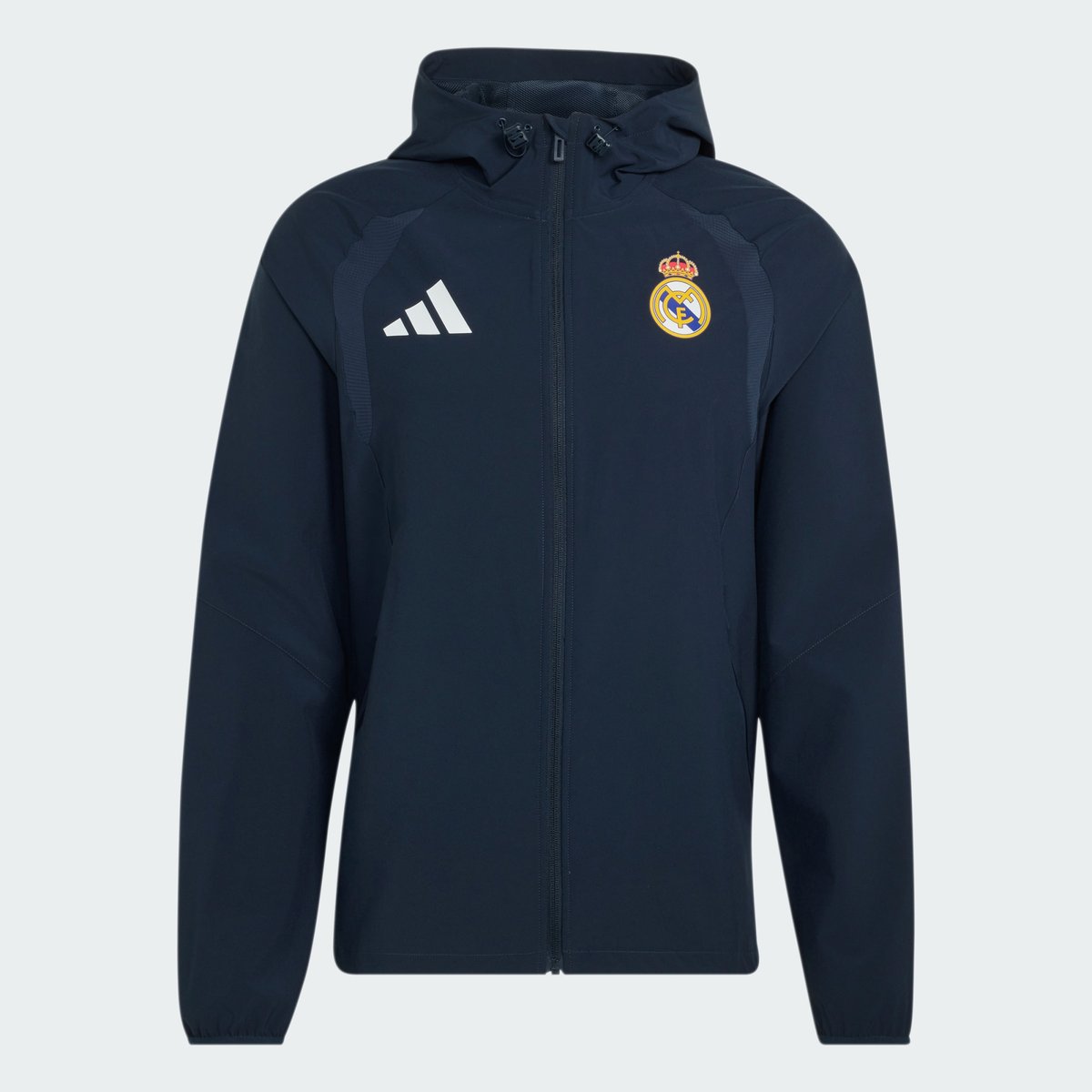 Coupe-Vent Zip Intégral Real Madrid Tiro Travel Coupe-Vent Zip Intégral Real Madrid Tiro Travel night navy, adidas Performance