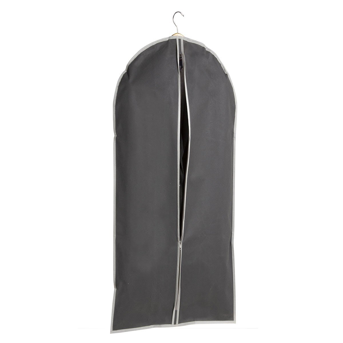 Housse en intissé pour vêtements longs gris anthracite, CALICOSY