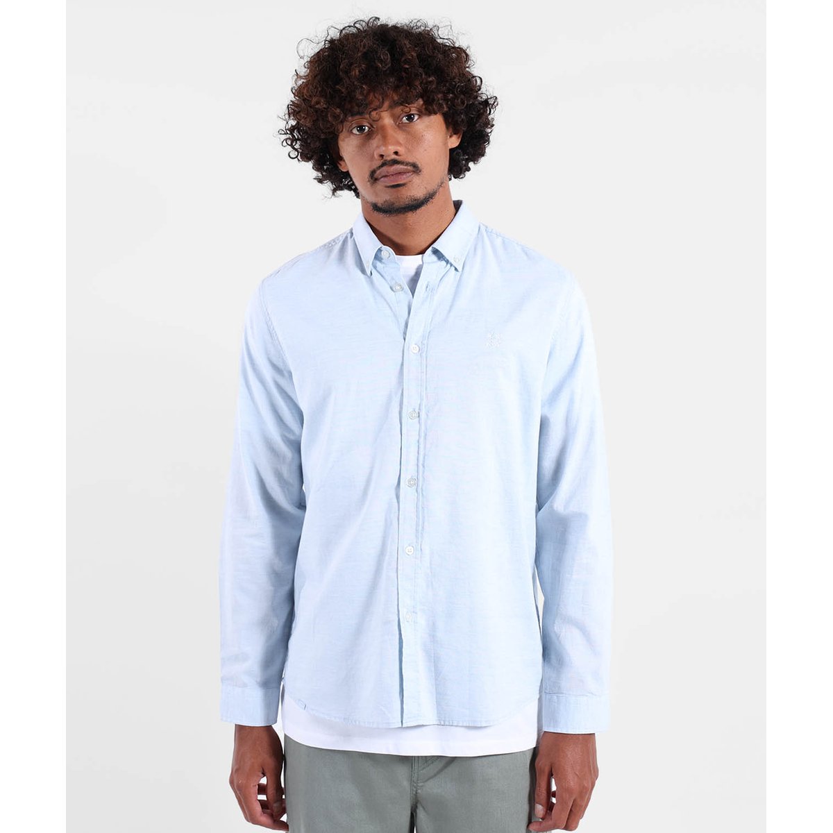 Chemise manches longues OXFORD light blue, OXBOW