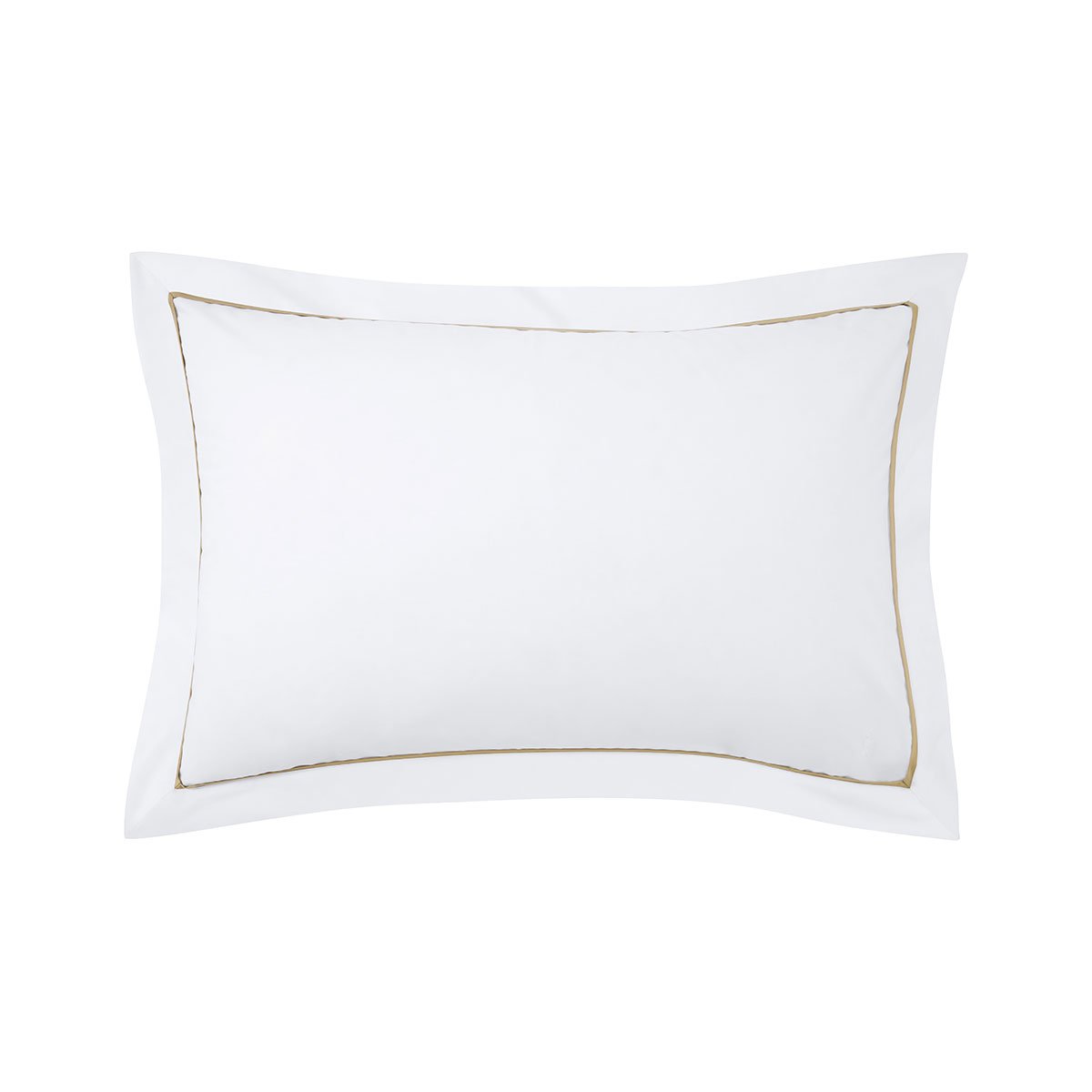 Taie à volant en percale de coton, WESTBANK chamois, RALPH LAUREN HOME