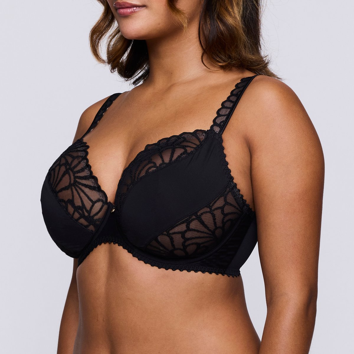 Soutien gorge à décolleté plongeant GALLIPOLI noir - noir, PRIMADONNA