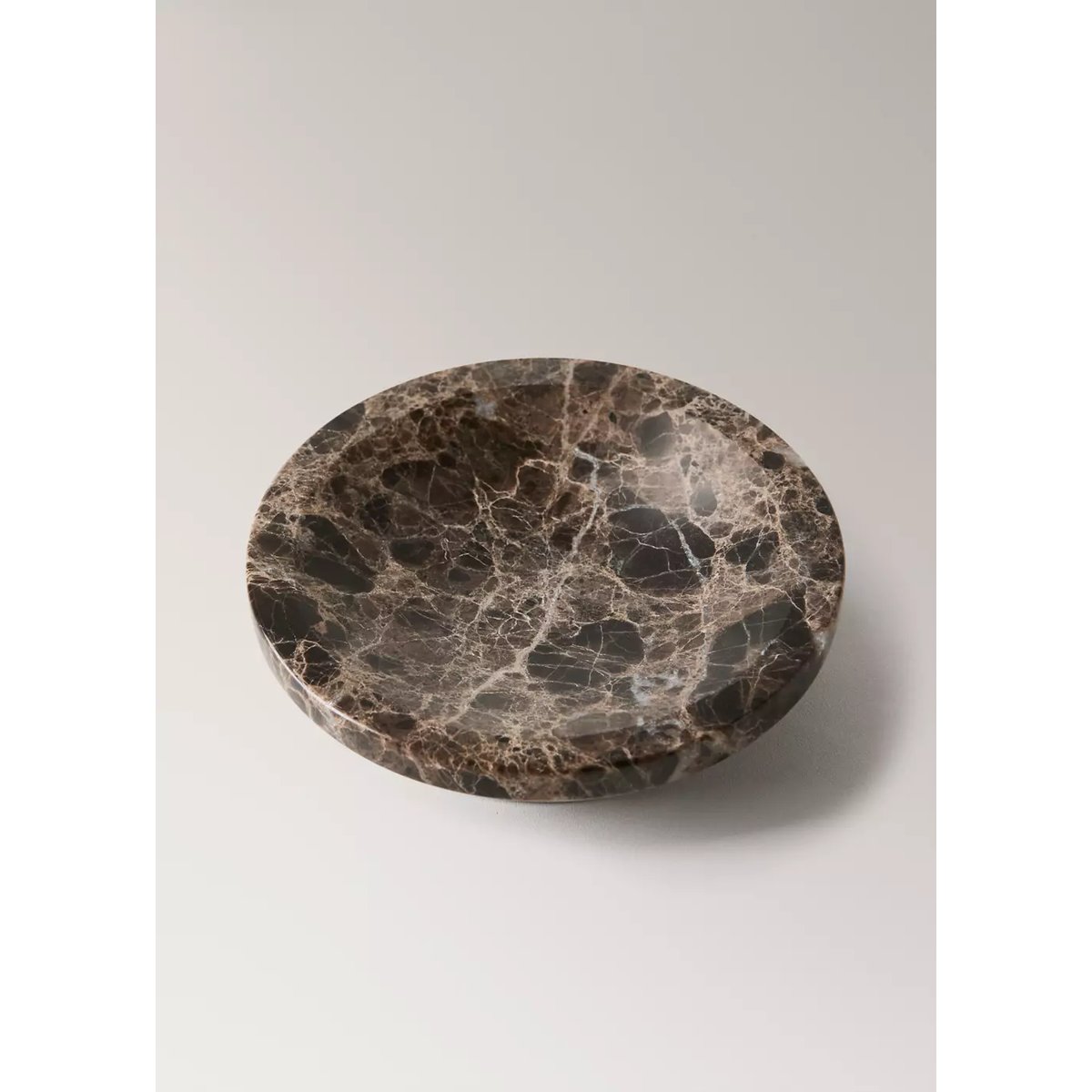 Porte-savon effet marbre marron, MANGO HOME