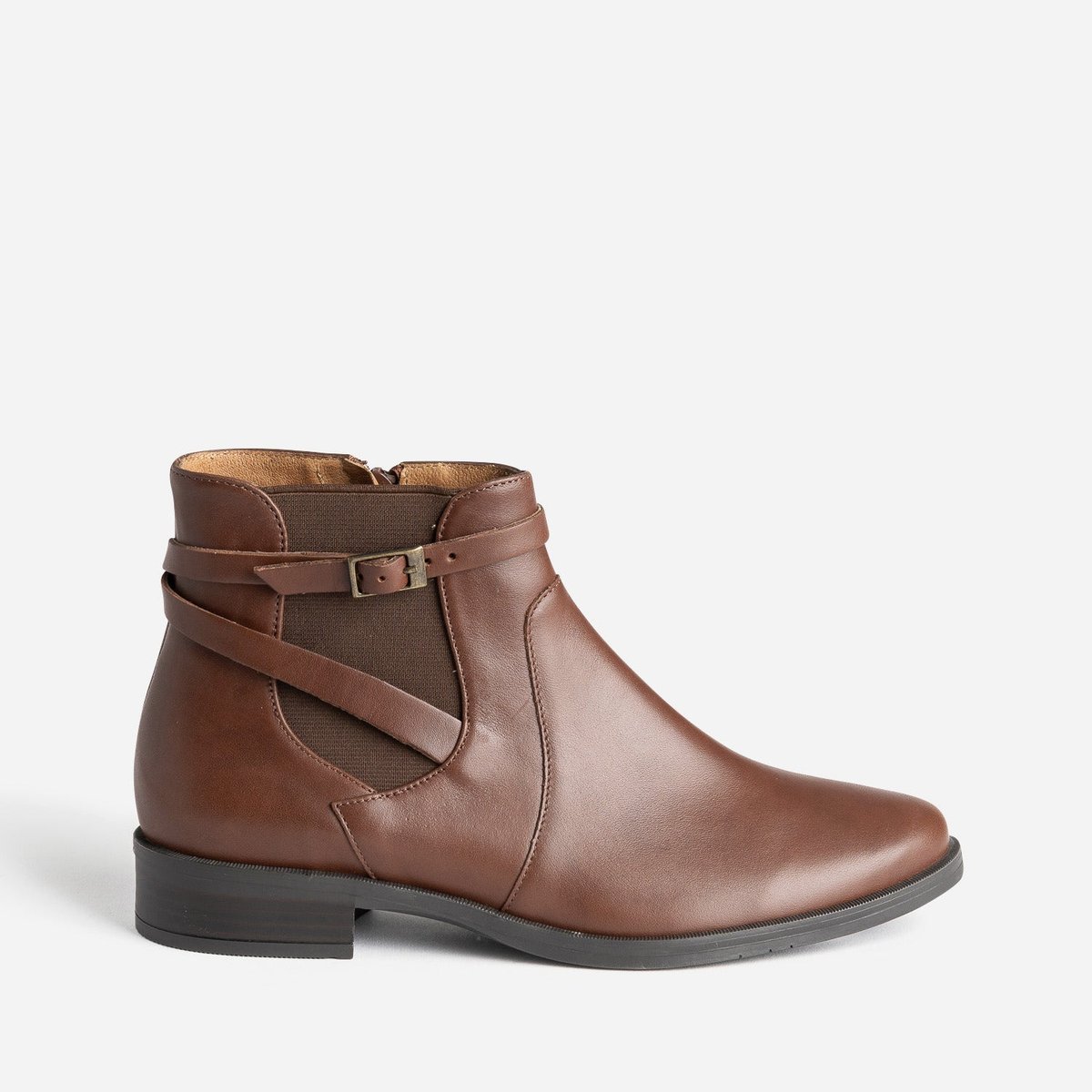 Boots en cuir BIBLA marron, ERAM
