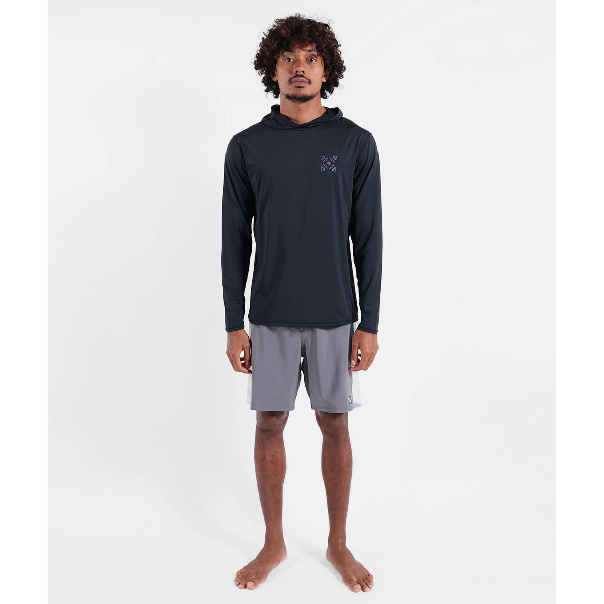 Surf tee manches longues CUTBACK black, OXBOW