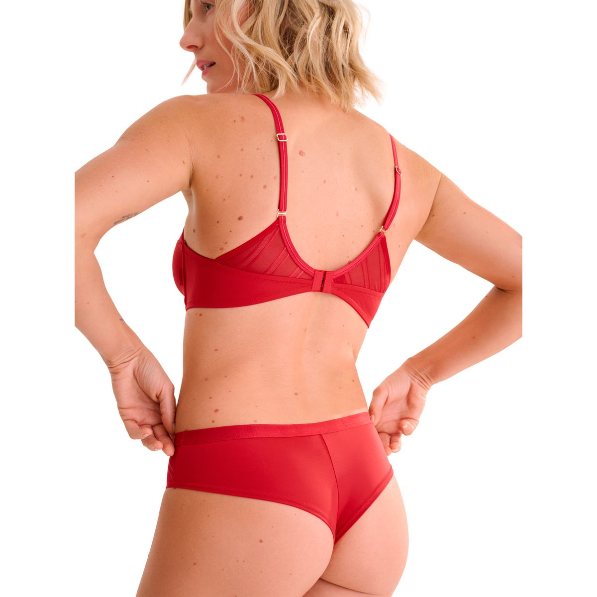 Soutien-gorge préformé sans armatures PRINCESS rouge, LISCA
