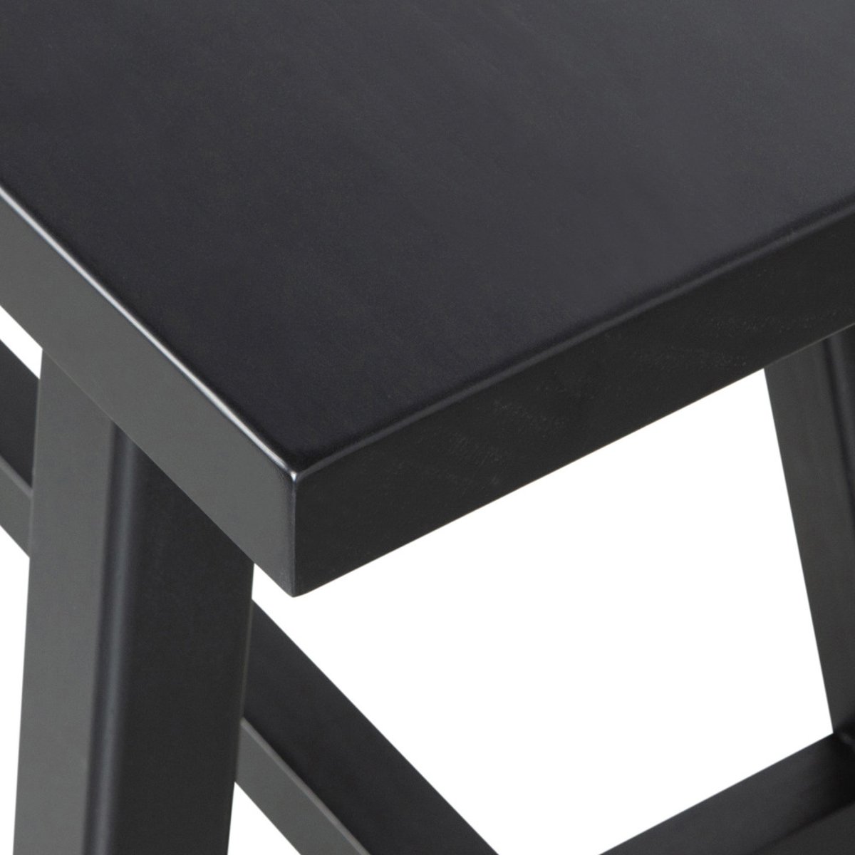Banc en bois L110cm- IMME noir, WOOOD