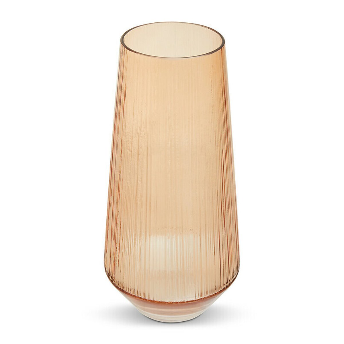 Large Glass Vase in Light Amber orange, ÉDITÉ