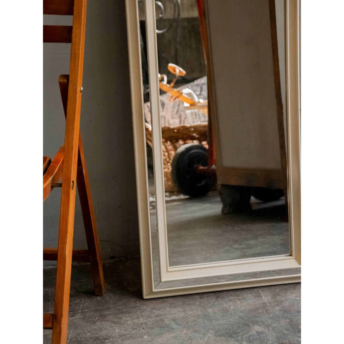 Miroir au cadre biseauté Igor N°1158 - Bon état miroir, DEBONGOUT