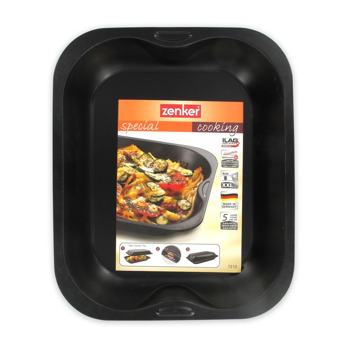 Set de 2 plats four 28/23 cm avec 2 ustensiles SPECIAL COOKING noir, ZENKER