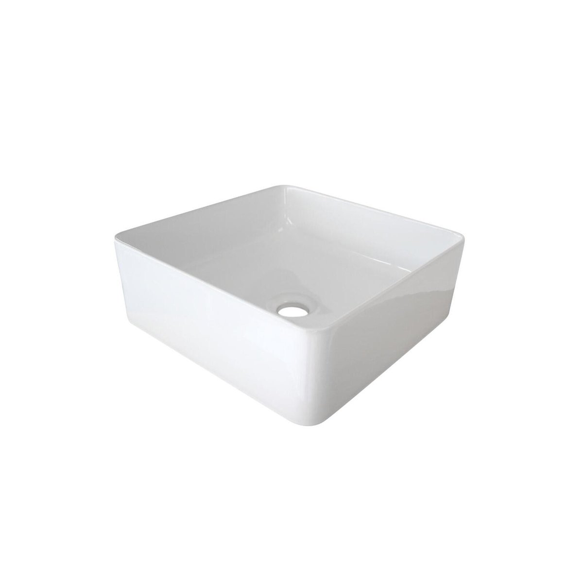 Ensemble simple vasque 90cm chêne avec vasque, robinet, miroir et colonne TALIX chêne, MOB IN