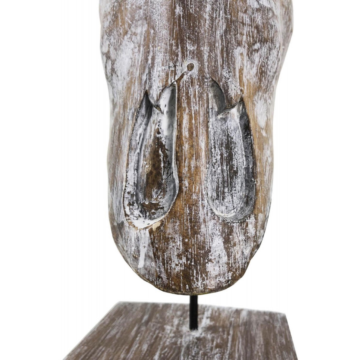 Sculpture antilope marron, DECORATION D’AUTREFOIS