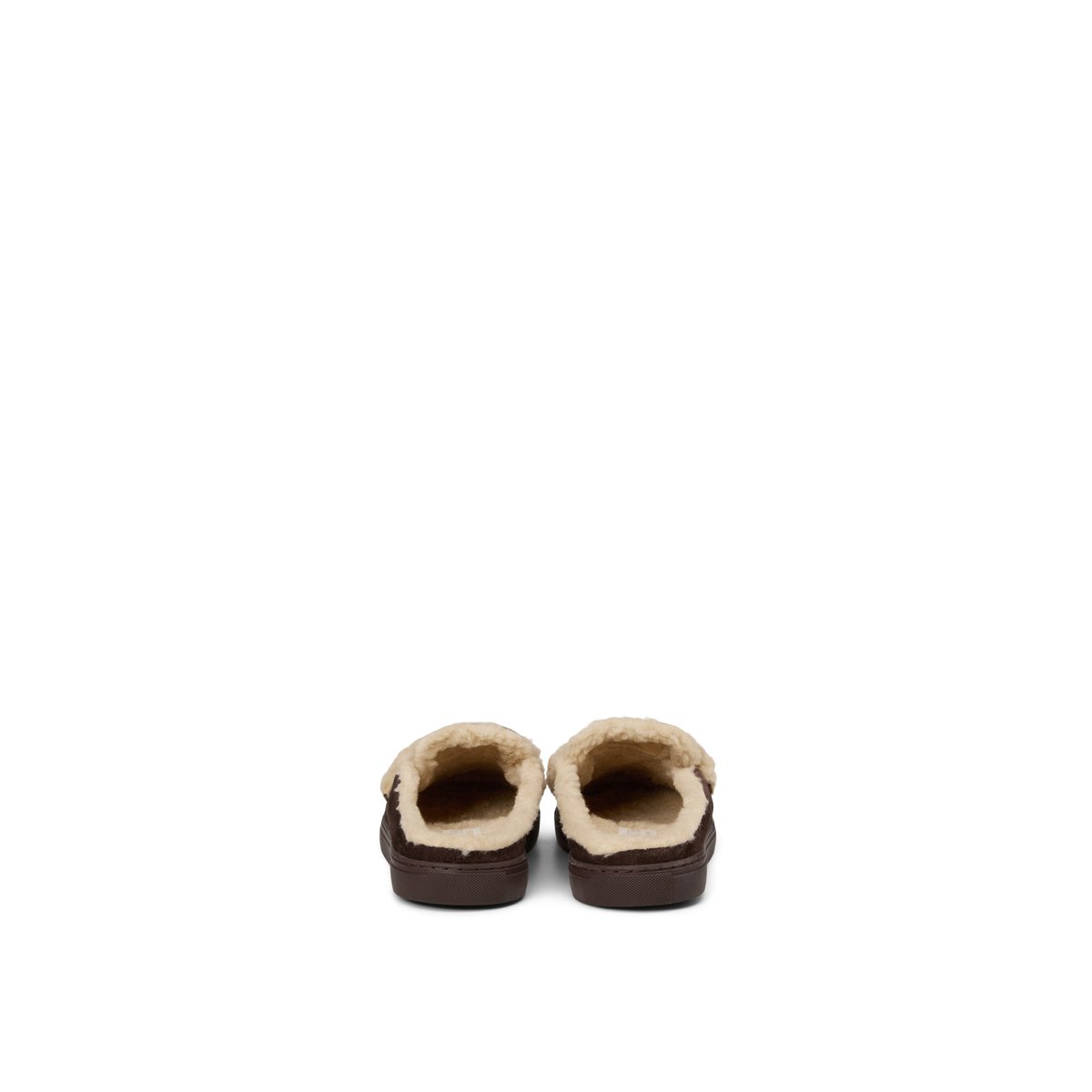 Sabot modèle Kara en cuir velours huilé marron fonce, MARC O'POLO