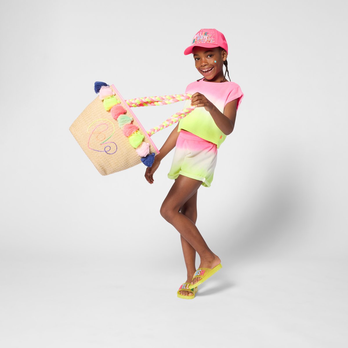T-shirt à manches courtes rose fluo, BILLIEBLUSH