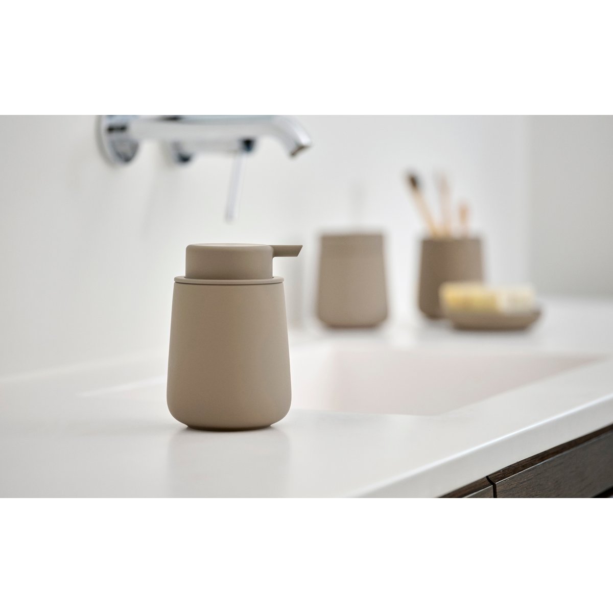 Porte-savon NOVA ONE taupe, ZONE DENMARK