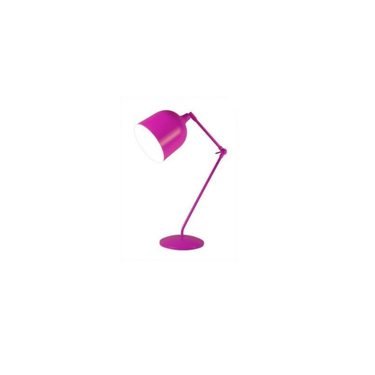 Lampe design en métal industriel rose, ALUMINOR