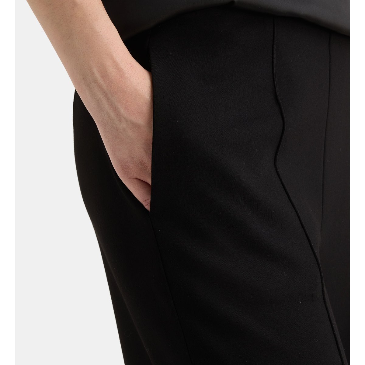 Pantalon à pinces droit funda jer noir, GALERIES LAFAYETTE