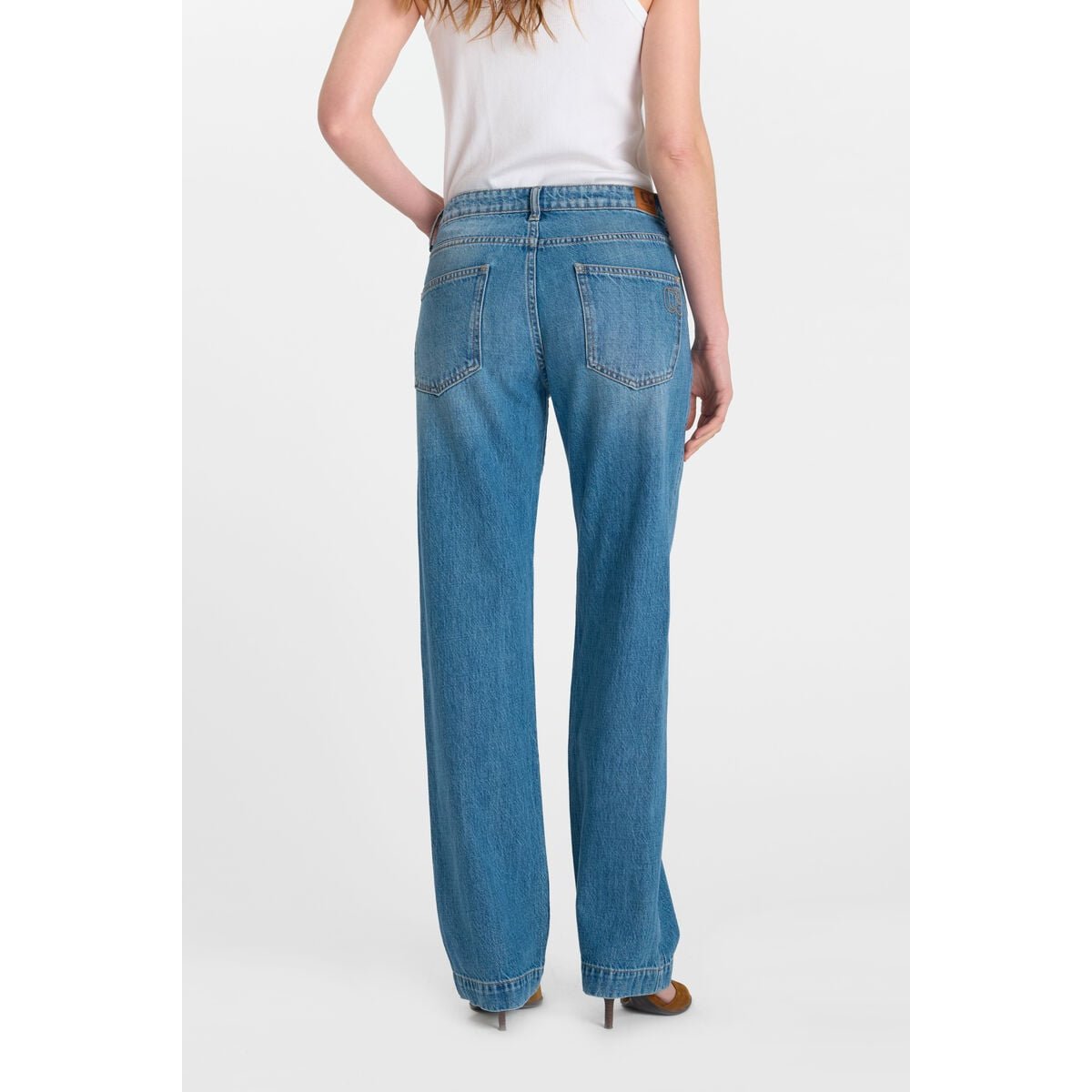Jeans droite 300/23 regular , longueur 34 blue, LE TEMPS DES CERISES