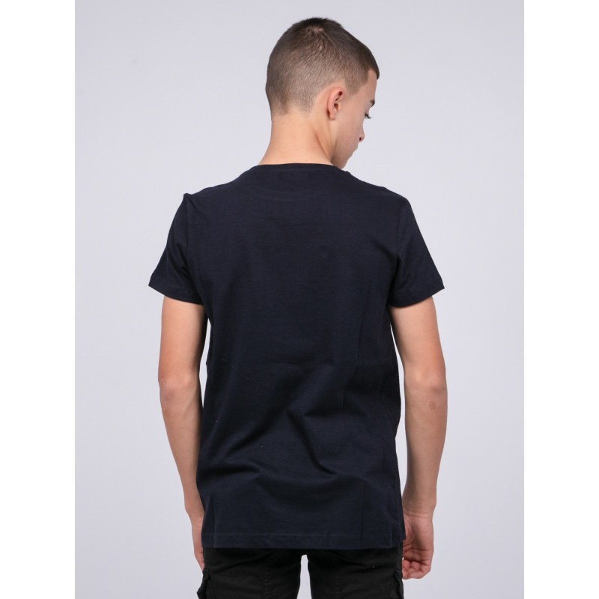 T-shirt Col Rond Pur Coton Japing-j bleu marine, RITCHIE