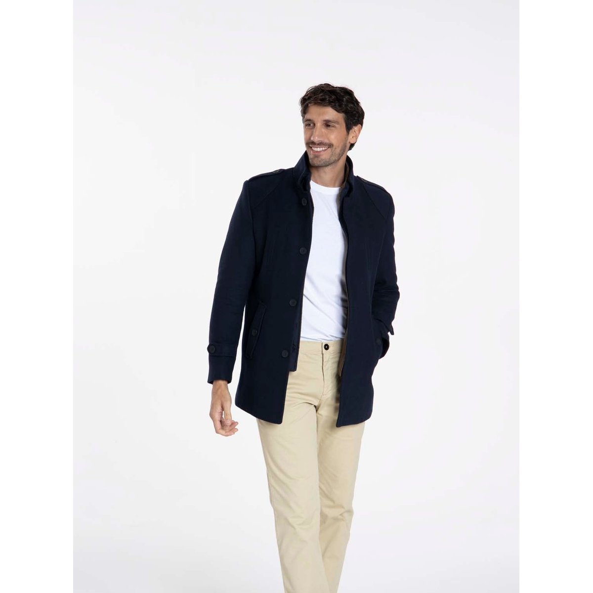 Vestes en laine regular MALTE marine, GENTLEMAN FARMER
