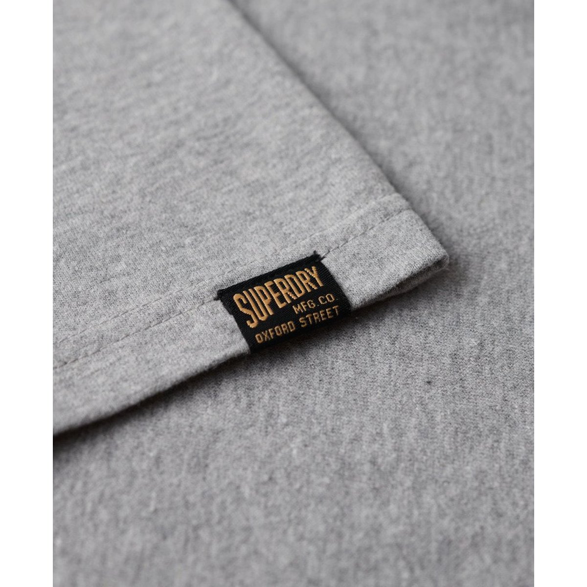 T-shirt Classic Heritage gris cendré chiné, SUPERDRY
