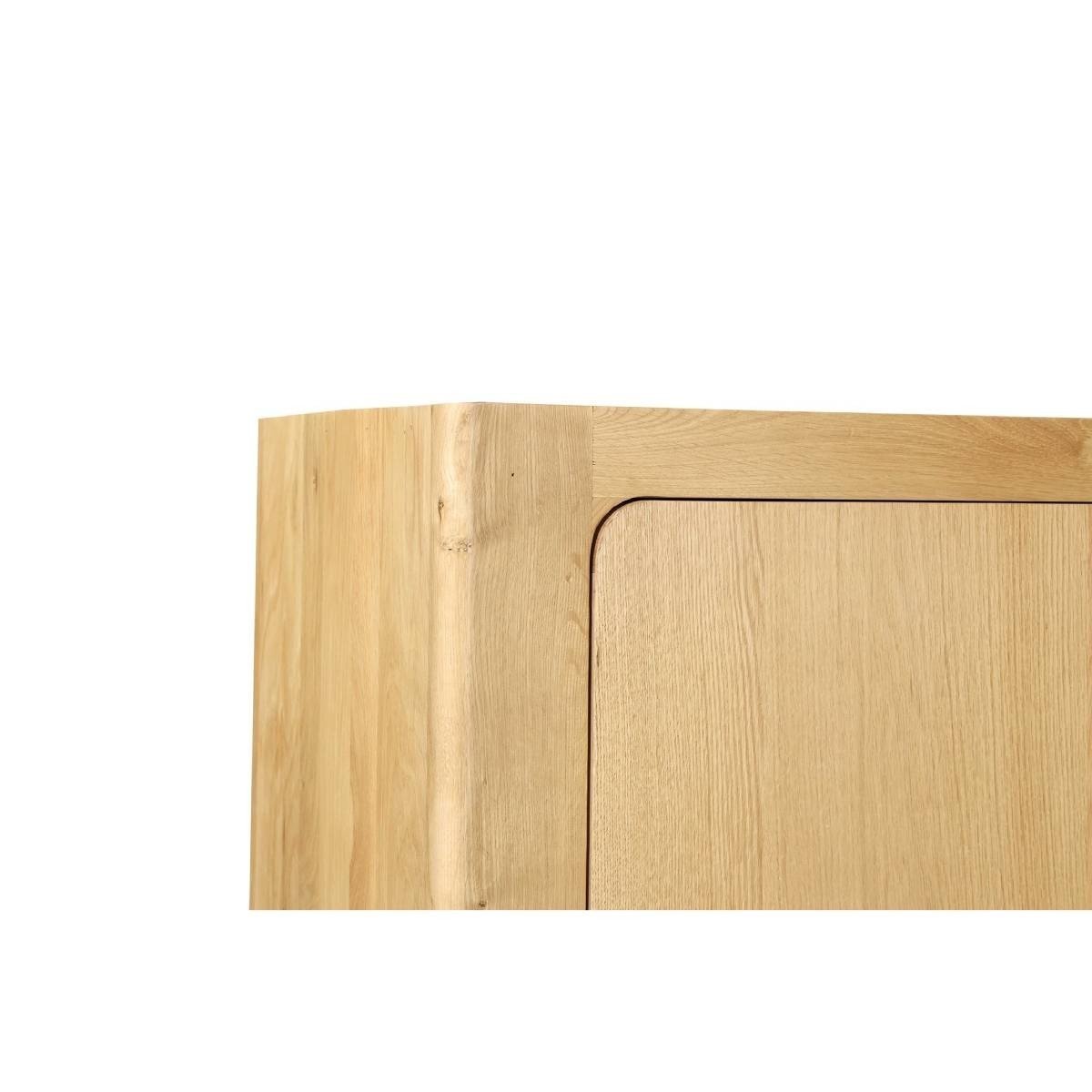 Buffet 3 portes en chêne massif - PALOMA bois clair, SIGNATURE