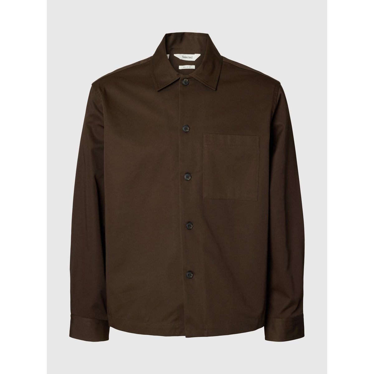 Surchemise marron - delicioso, SELECTED