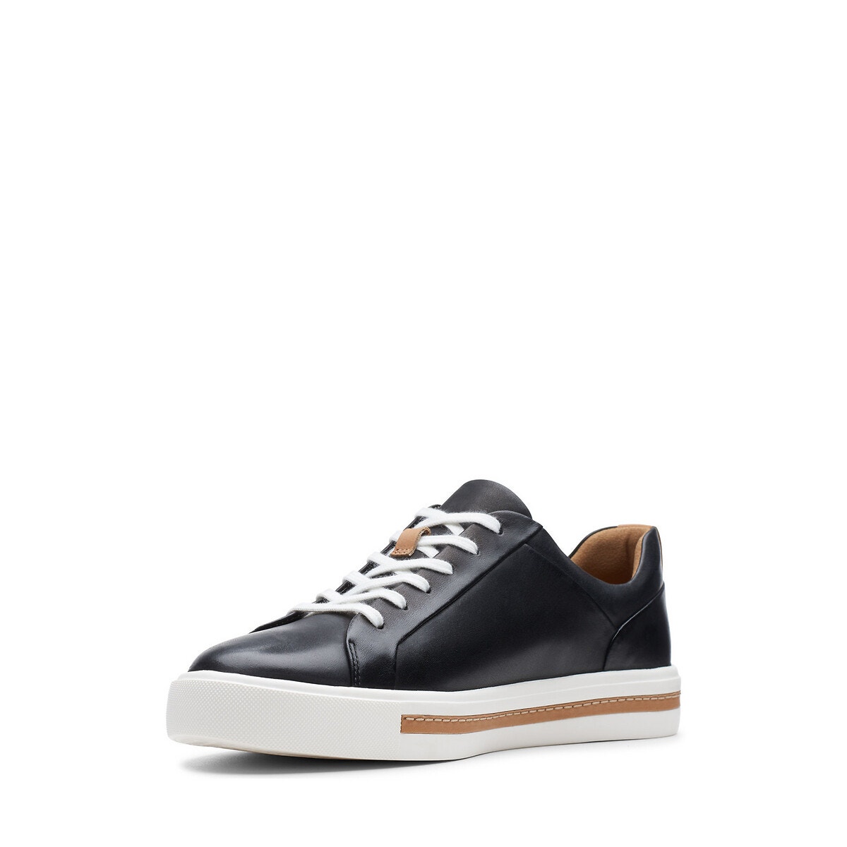 Tennis Cuir Un Maui Lace noir, CLARKS