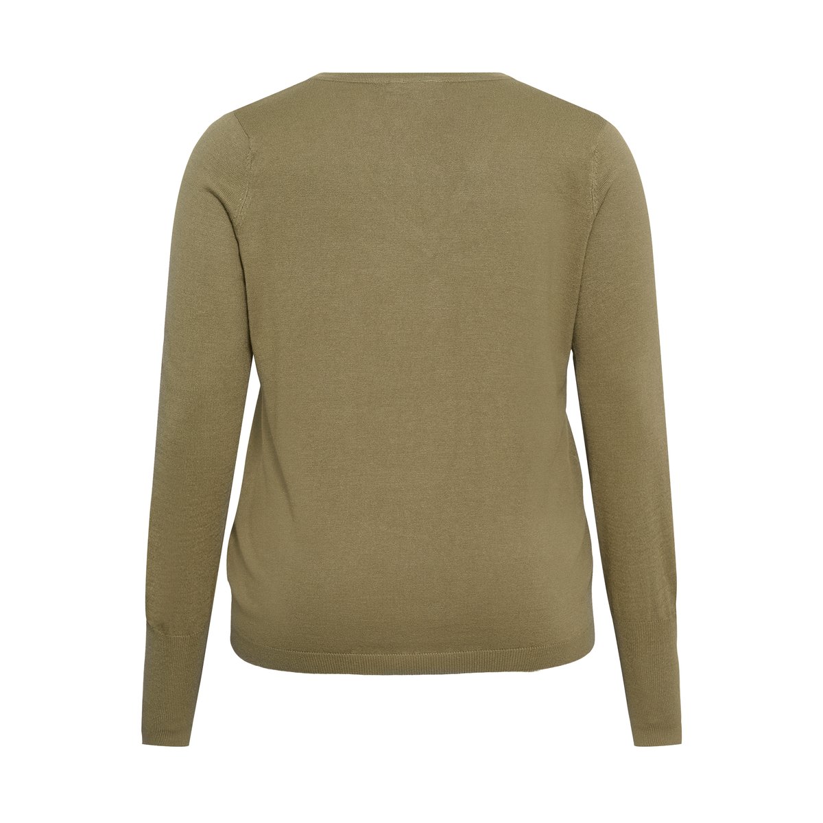 Pullover tricoté vert aloe, KAFFE CURVE