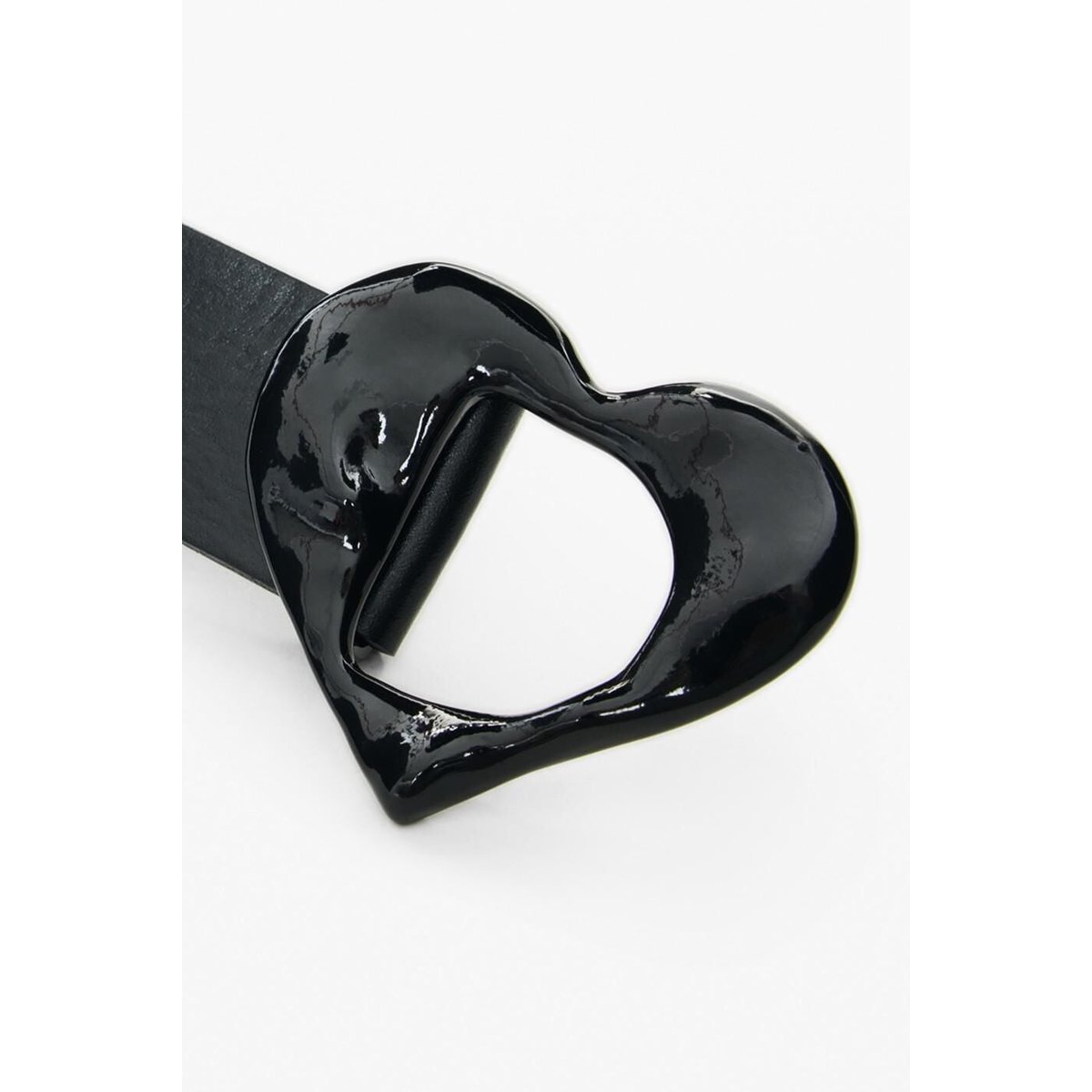 Ceinture 100 % cuir noir, DESIGUAL