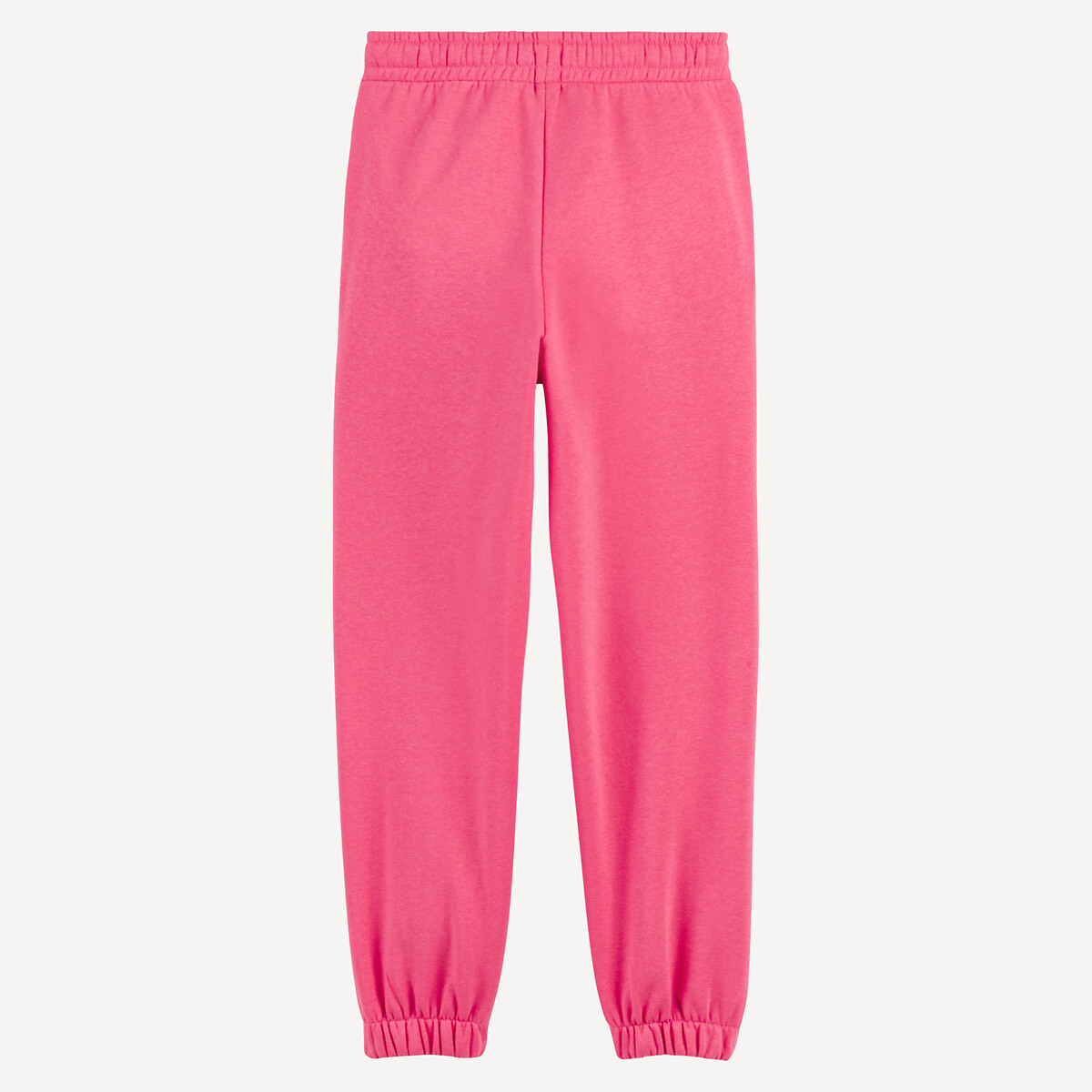 Jogging oversize en molleton rose, LA REDOUTE COLLECTIONS