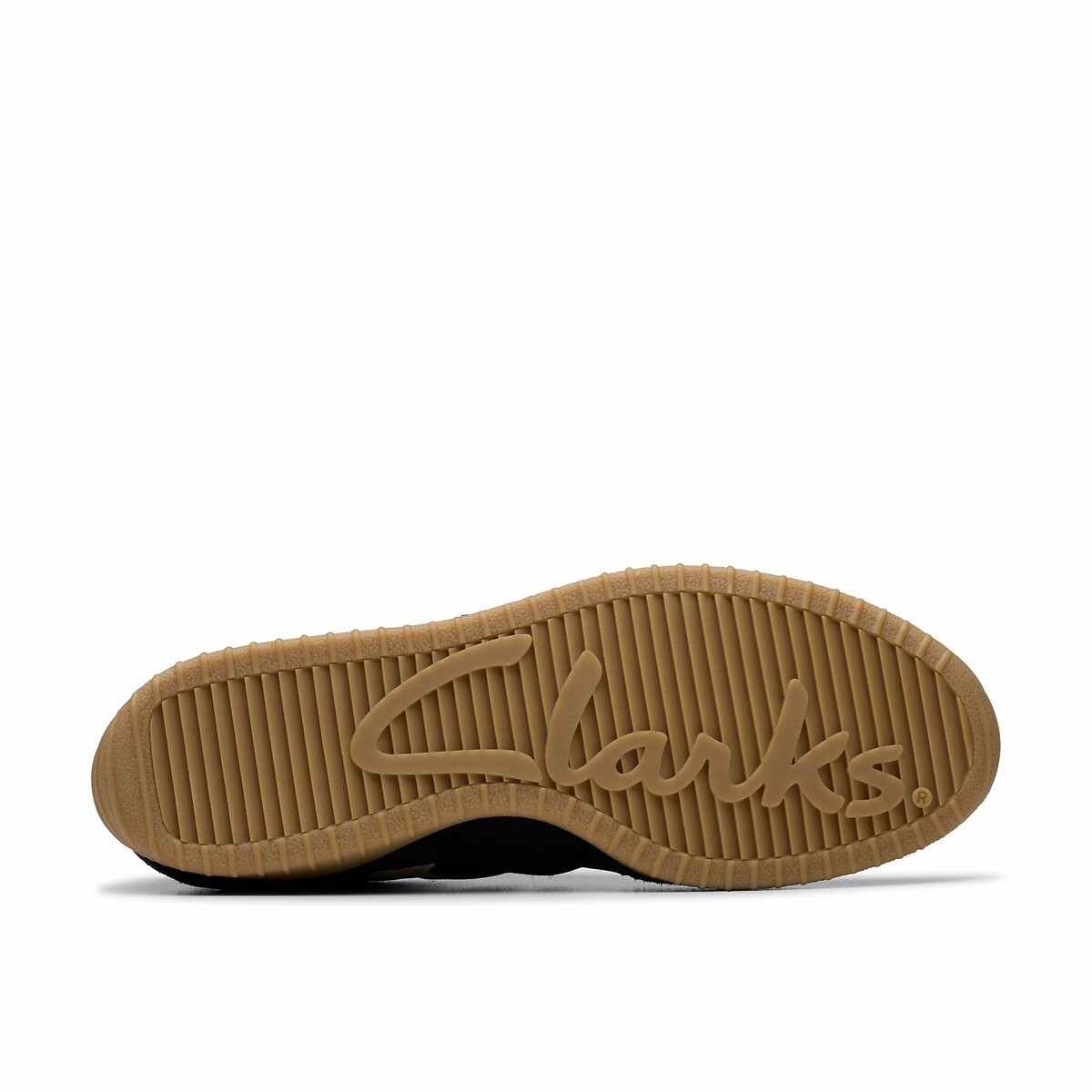 Baskets en cuir suédé Meridor noir, CLARKS