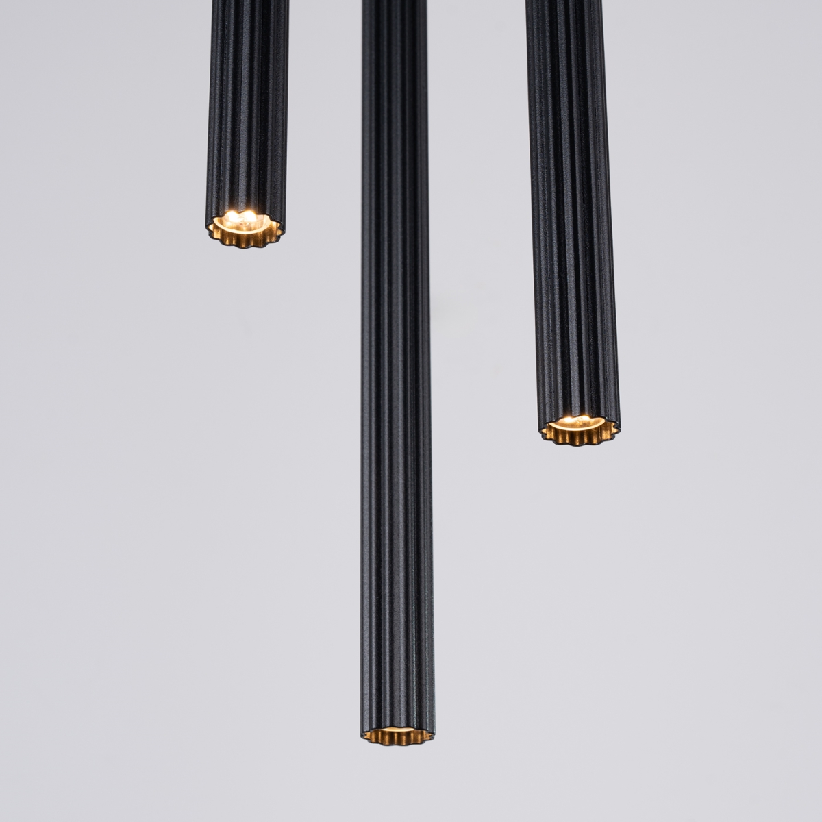 Lustre Acier Noir G9 3 Arche noir, EDEN
