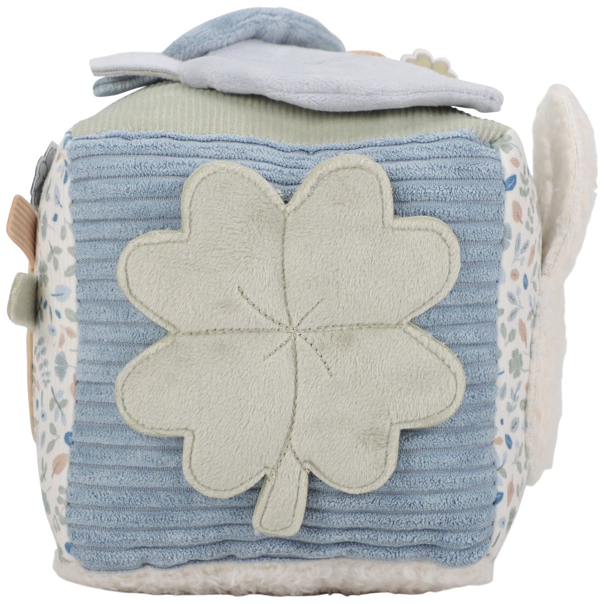 Cube d'activités bleu, gris, beige, LITTLE DUTCH