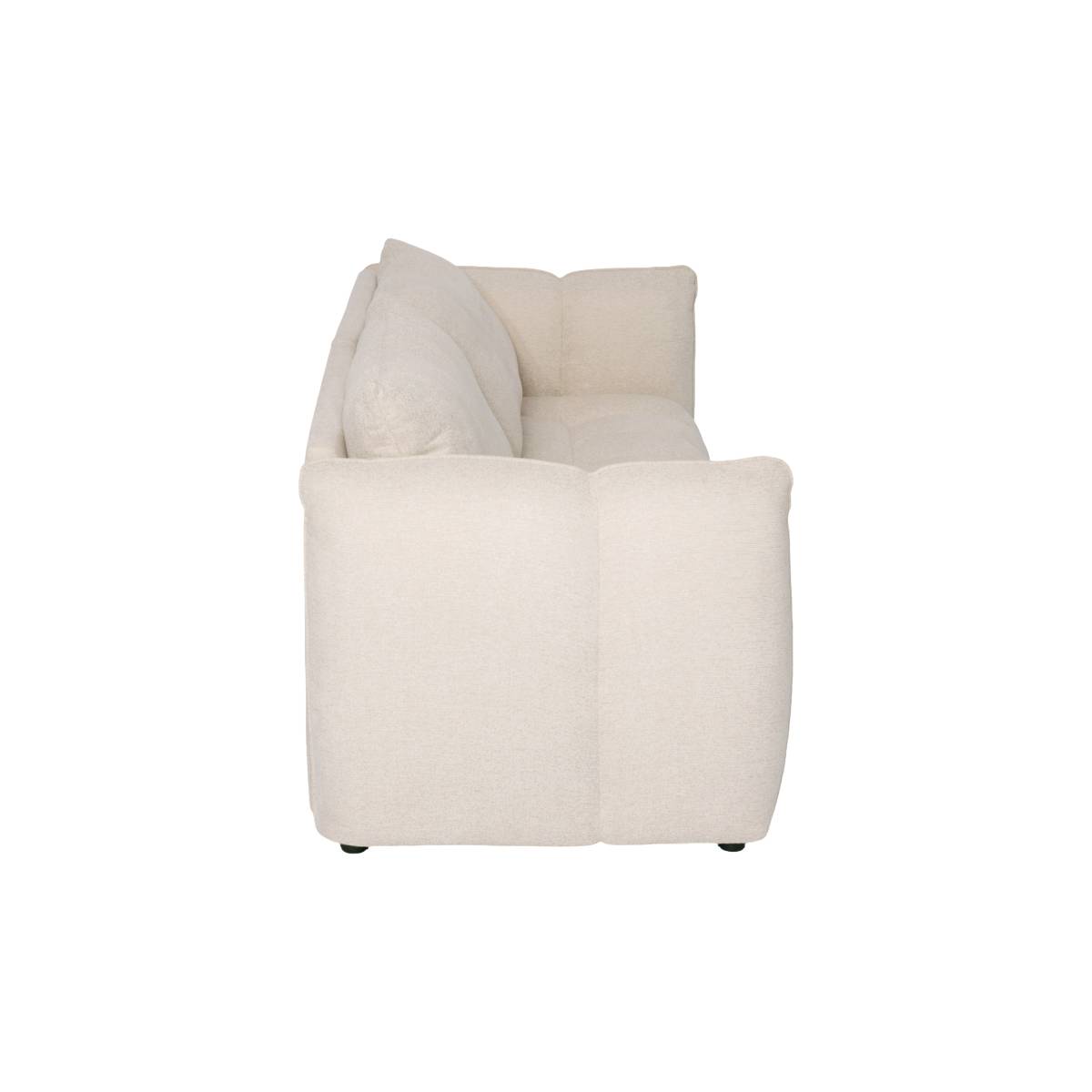 Canapé en tissu KAORI beige, MADE IN MEUBLES