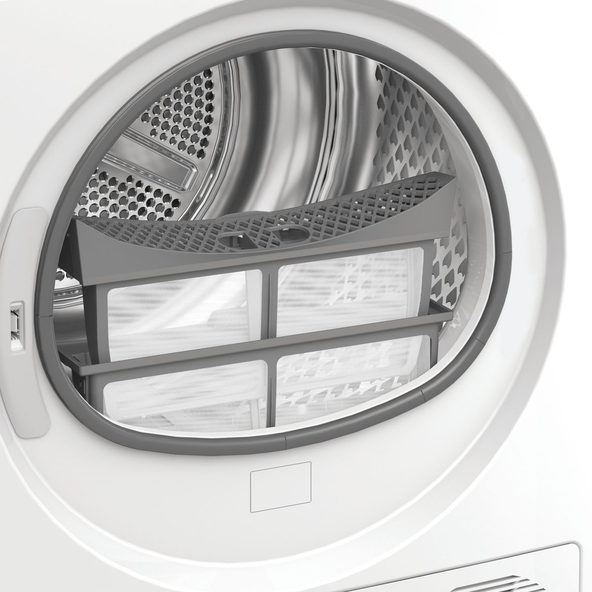 Sèche linge pompe à chaleur CWD122MWBSFR couleur unique, WHIRLPOOL